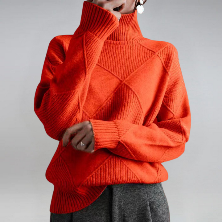 Lauren - Luxe Woolblend Turtleneck Sweater