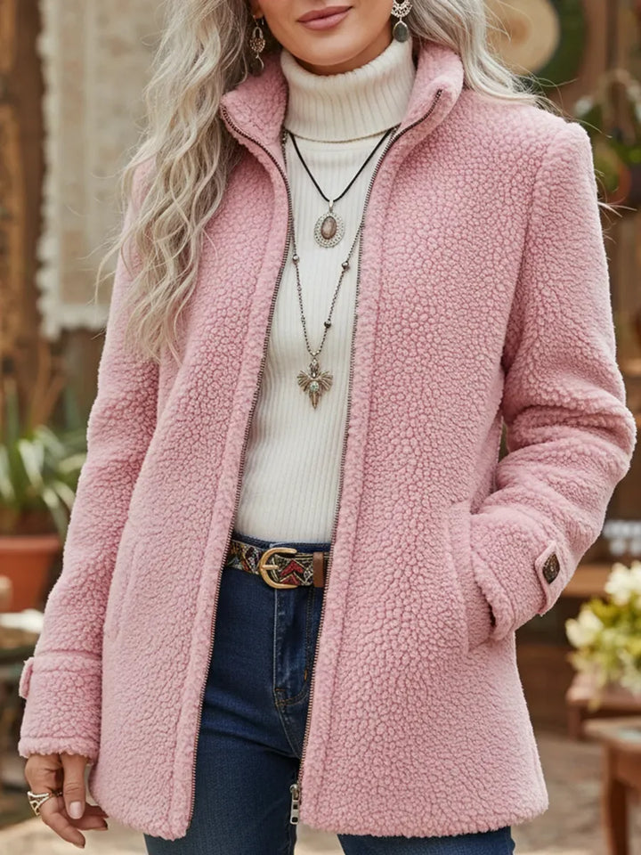 Carissa - Full-Zip Stand Collar Jacket
