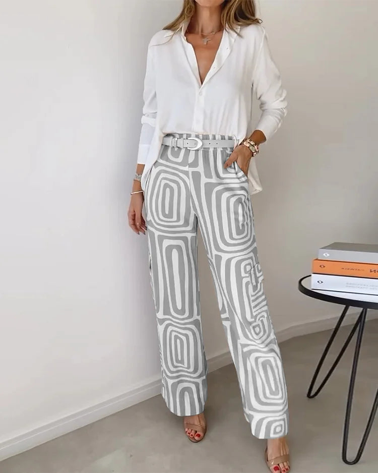 Lysa - 2-Piece Comfy Stylish Set + Free Belt