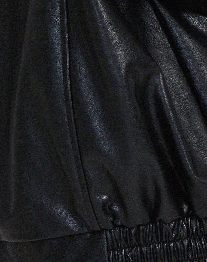 Ruby | Women’s Oversized Leather Bomber Jacket