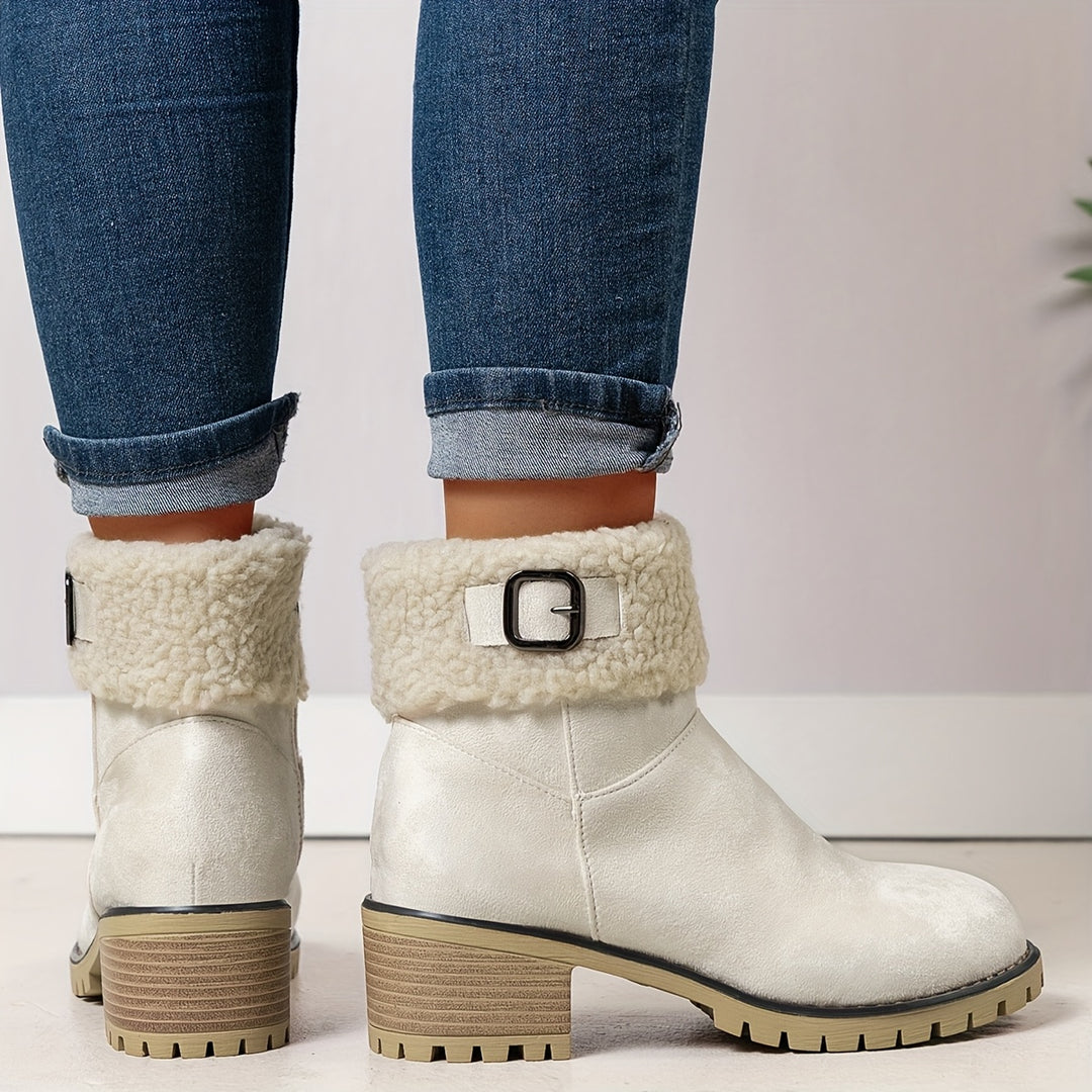 Zara - Warm Zip Ankle Boots