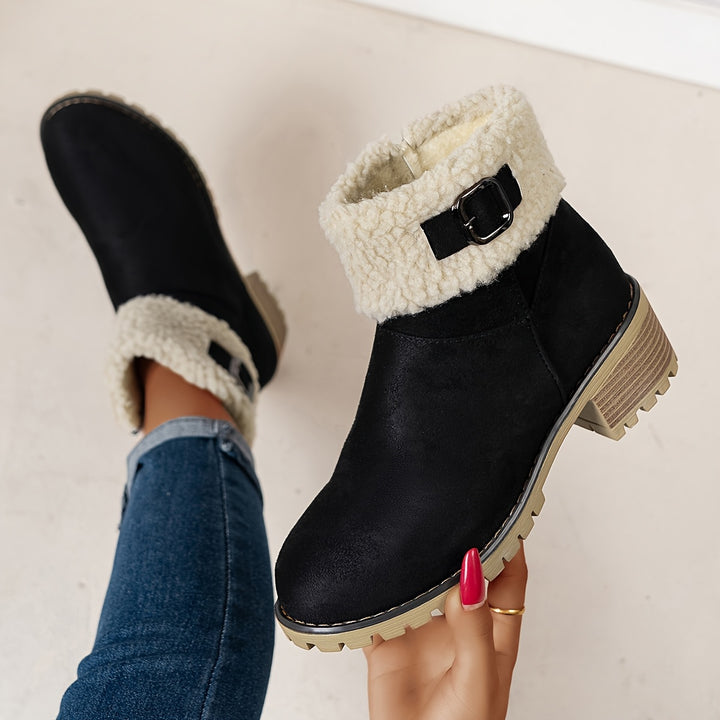 Zara - Warm Zip Ankle Boots