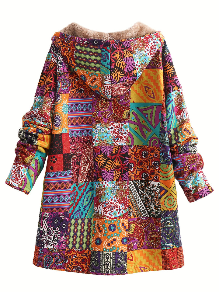 Nova - Oversized Hooded Plush Coat