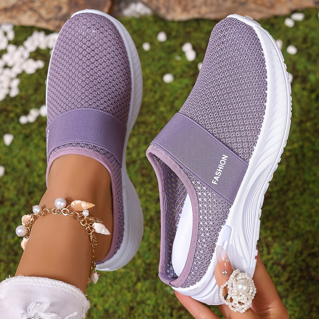 Lily - Slip-On Sneakers in Breathable Fabric