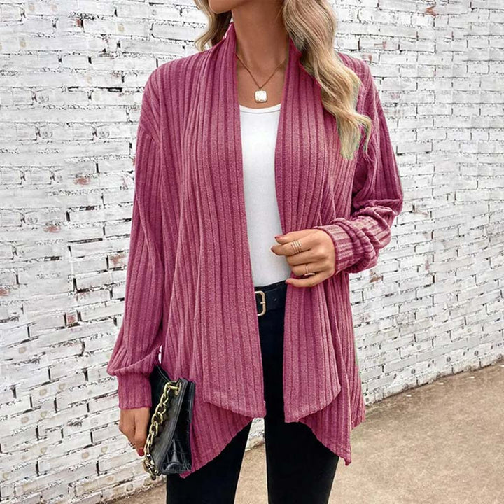 Sophia - Striped Collar Cardigan