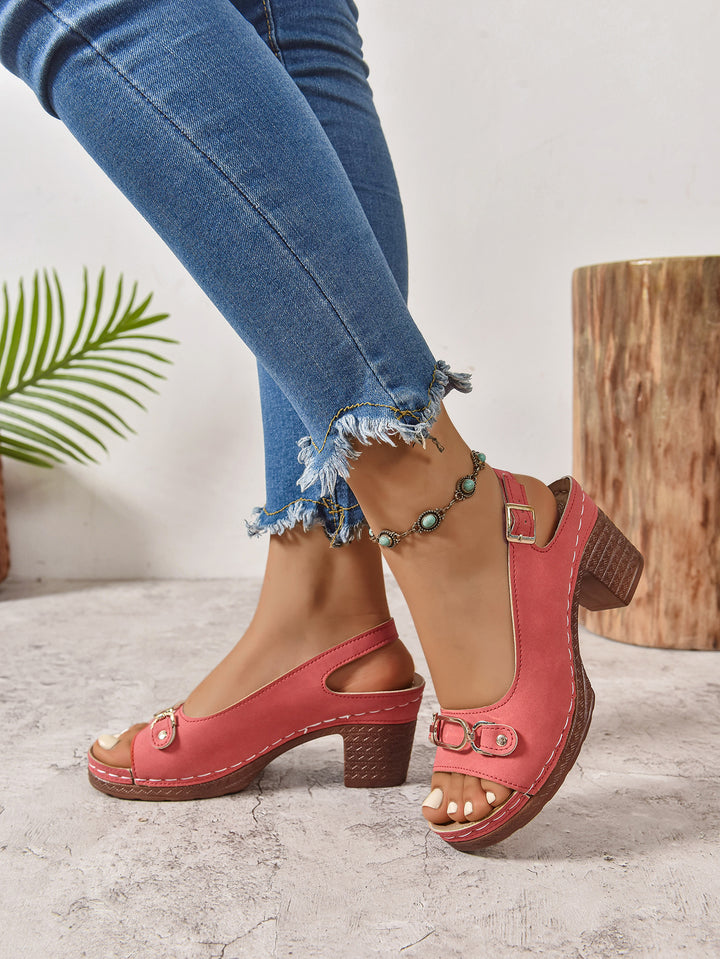 Sienna - Roman High Heel Sandals