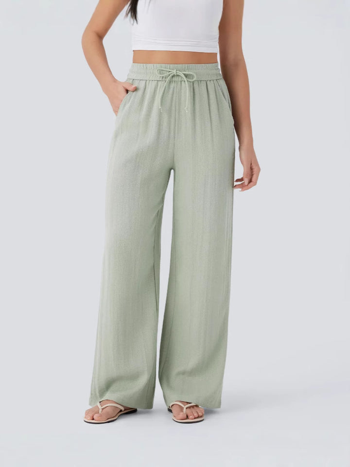 Maya - High-Waisted Wide-Leg Pants