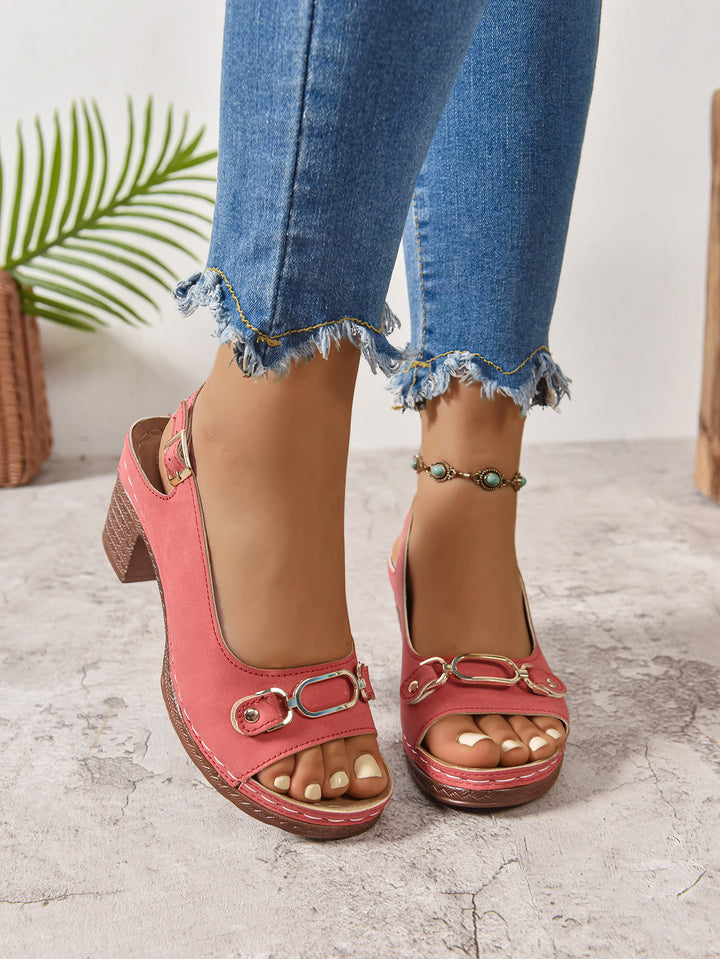 Sienna - Roman High Heel Sandals