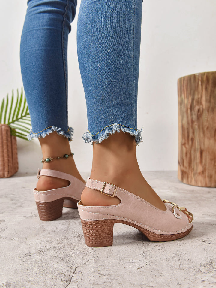 Sienna - Roman High Heel Sandals