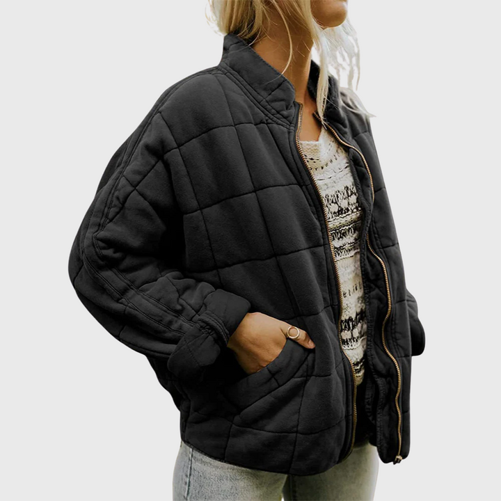 Josiane - Elegant oversized quilted jacket