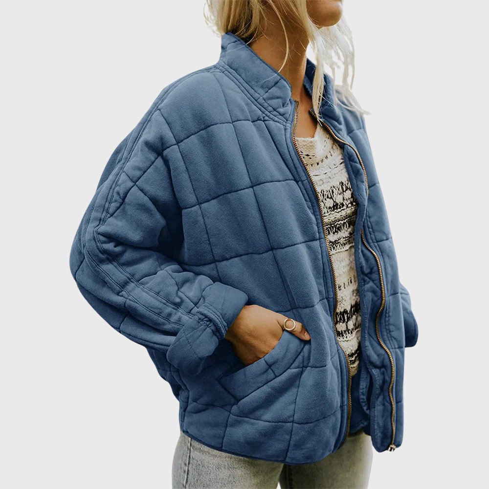 Josiane - Elegant oversized quilted jacket