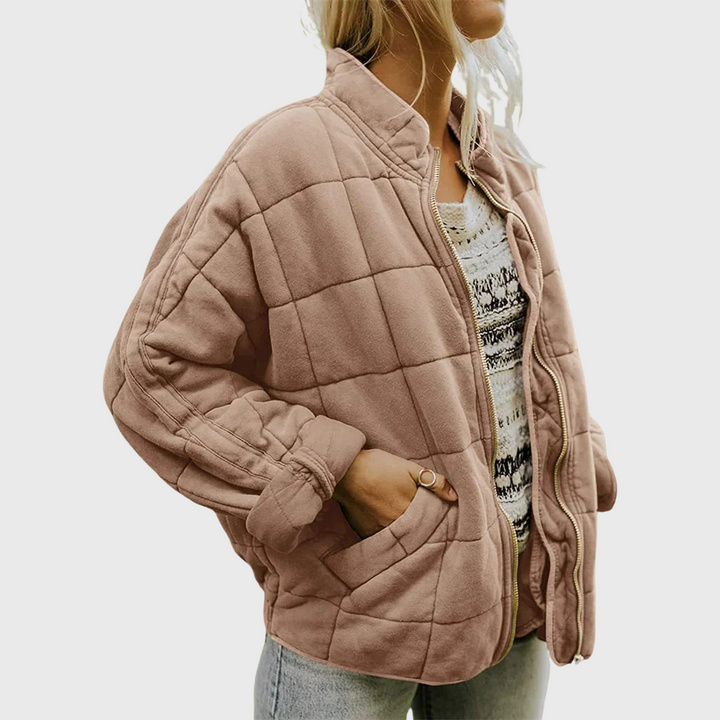 Josiane - Elegant oversized quilted jacket