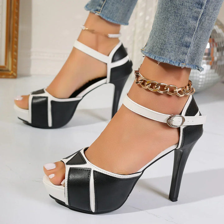 Valentina - Elegant Abstract Heels