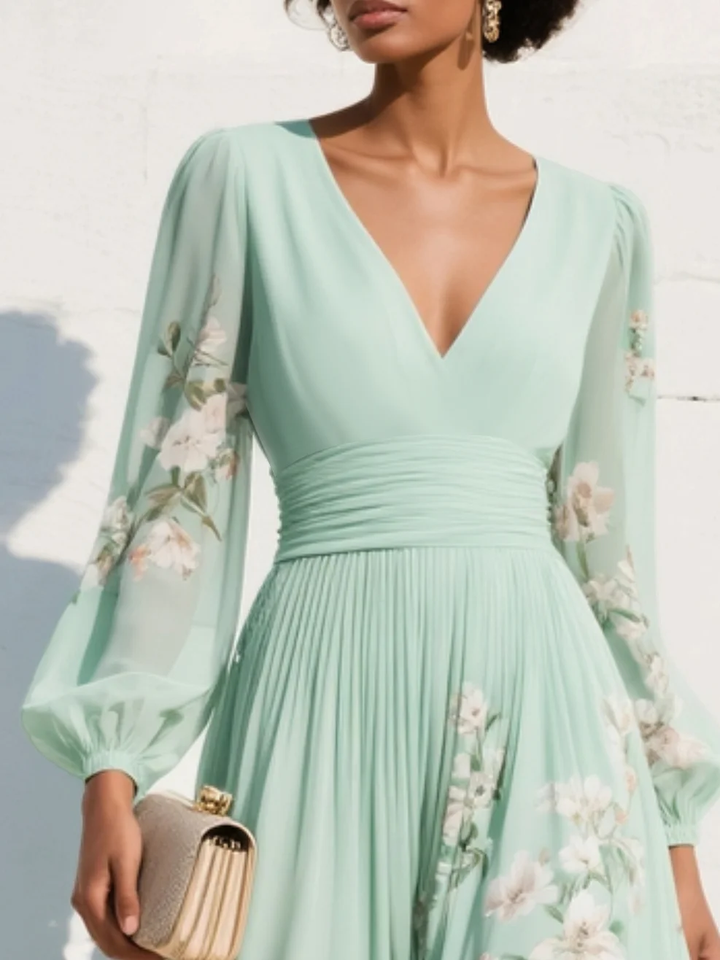 Odelia - Floral Midi Dress
