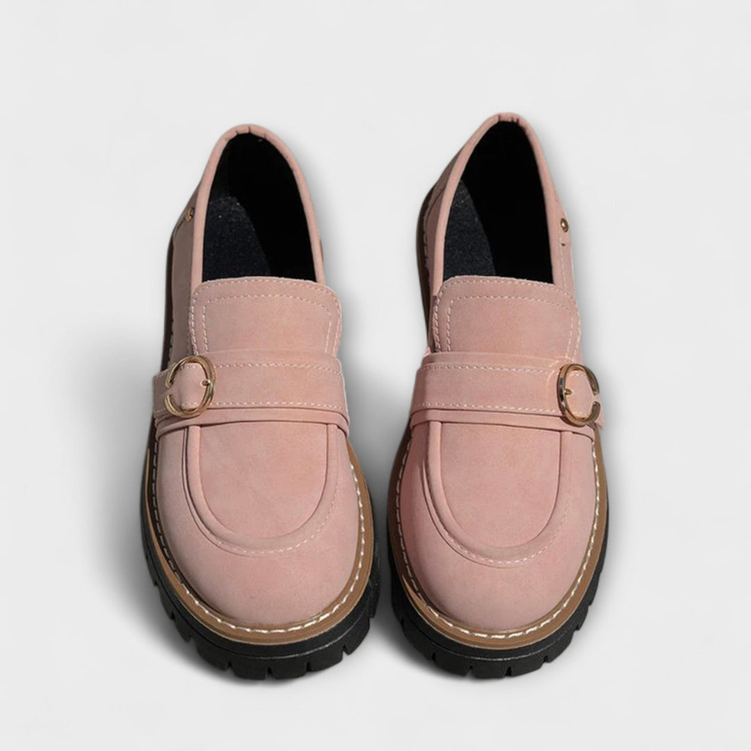 Lora - Round Toe Loafers