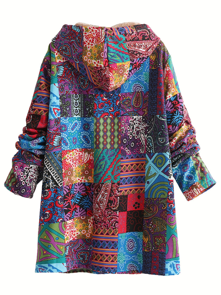 Nova - Oversized Hooded Plush Coat