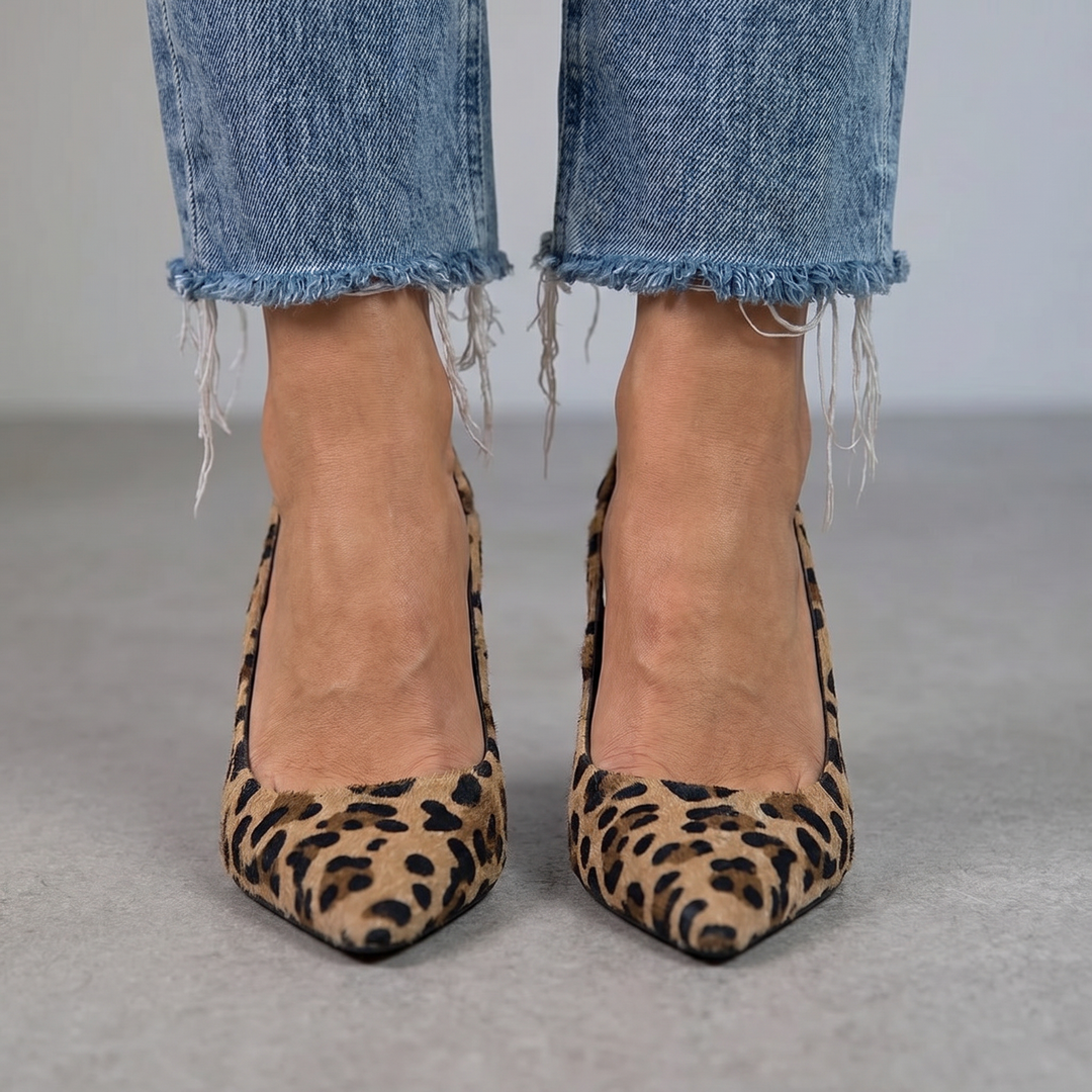 Avery - Leopard Heels