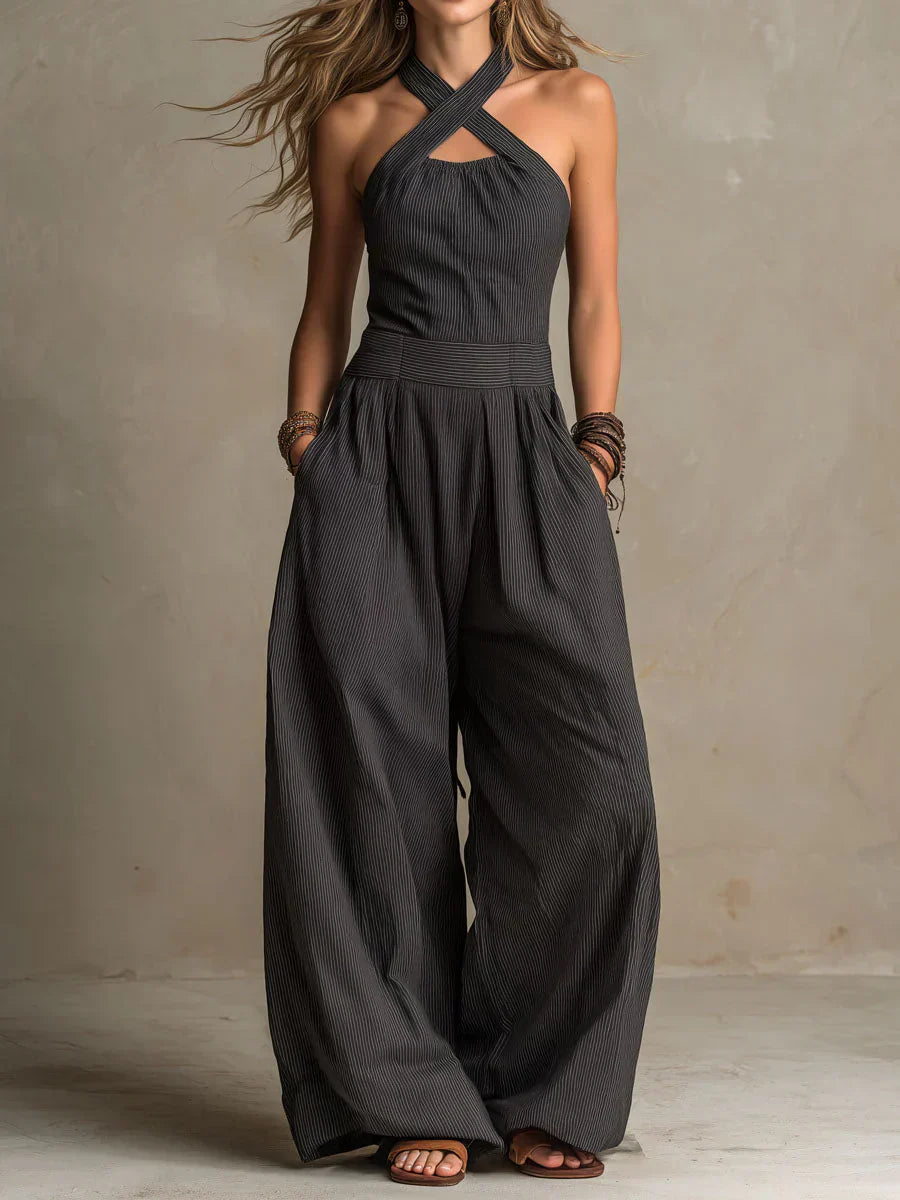 Vivienne - Elegant Wide-Leg Jumpsuit
